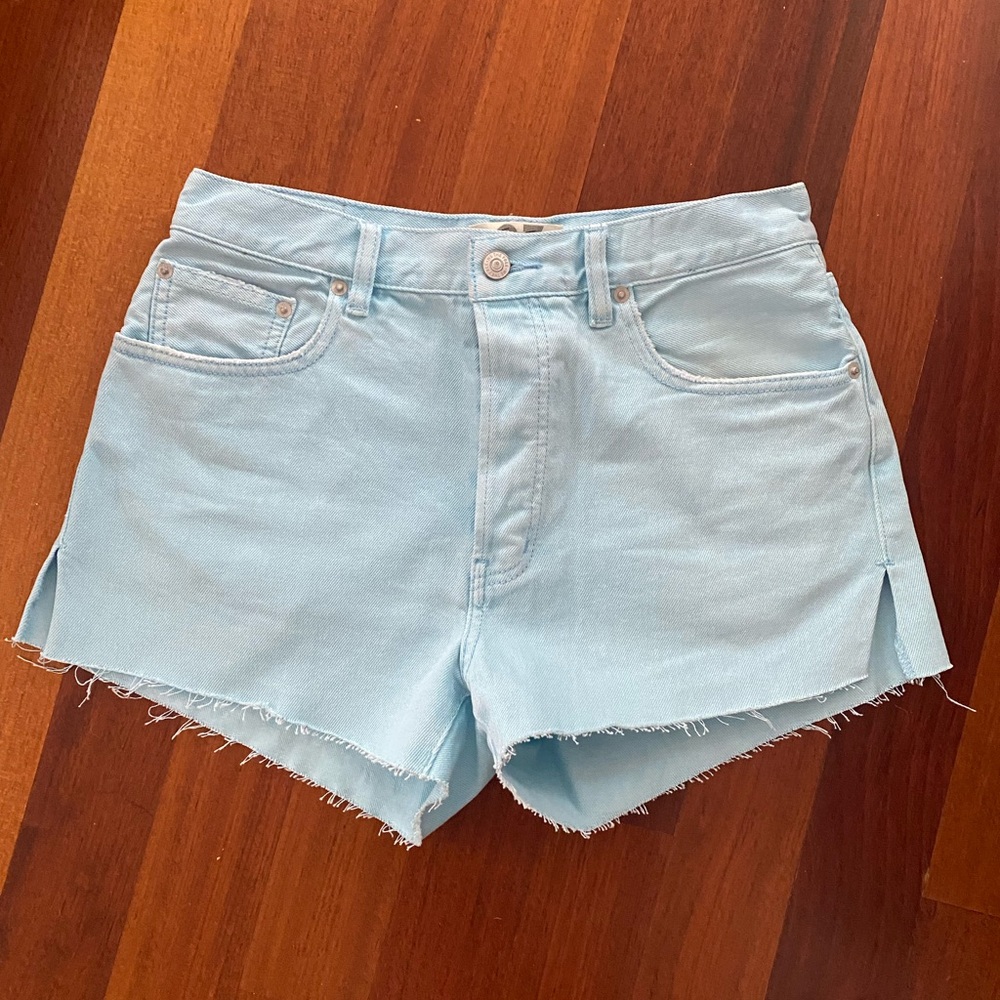 WORN ONCE. Light Blue Denim Women's Shorts from Free People